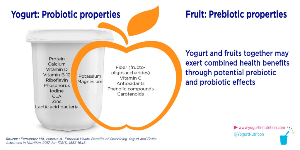 Yogurt and fruits : a probiotic prebiotic association - YINI