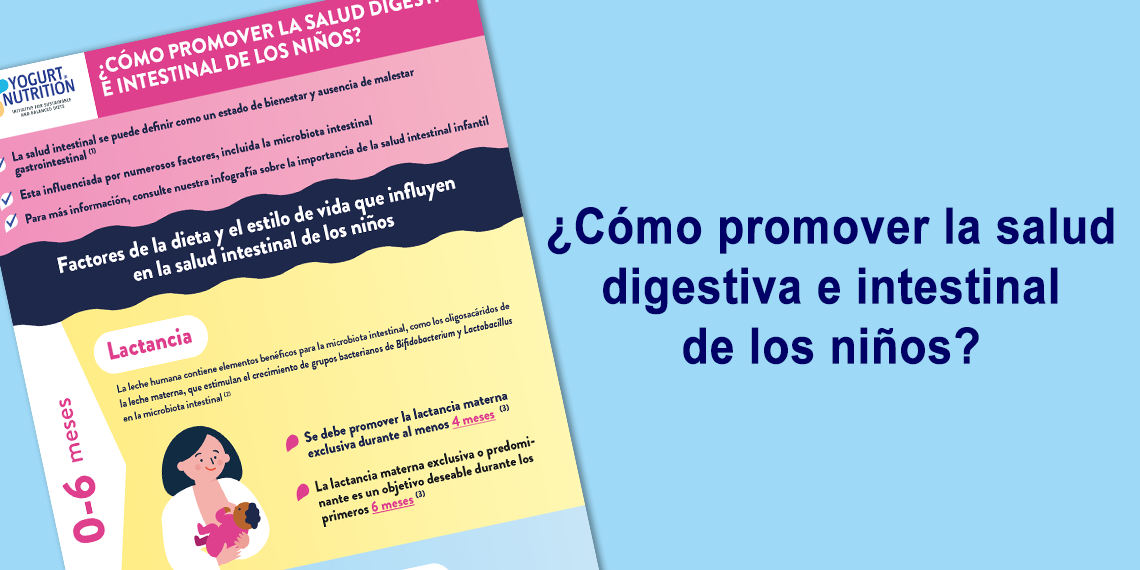 ¿Cómo promover la salud digestiva e intestinal de los niños?