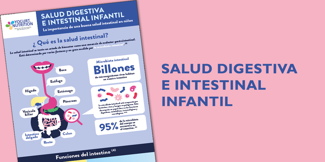 salud digestiva e intestinal infantil - yogurt in nutrition