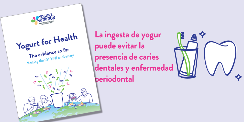 La ingesta de yogur puede evitar la presencia de caries dentales y enfermedad periodontal